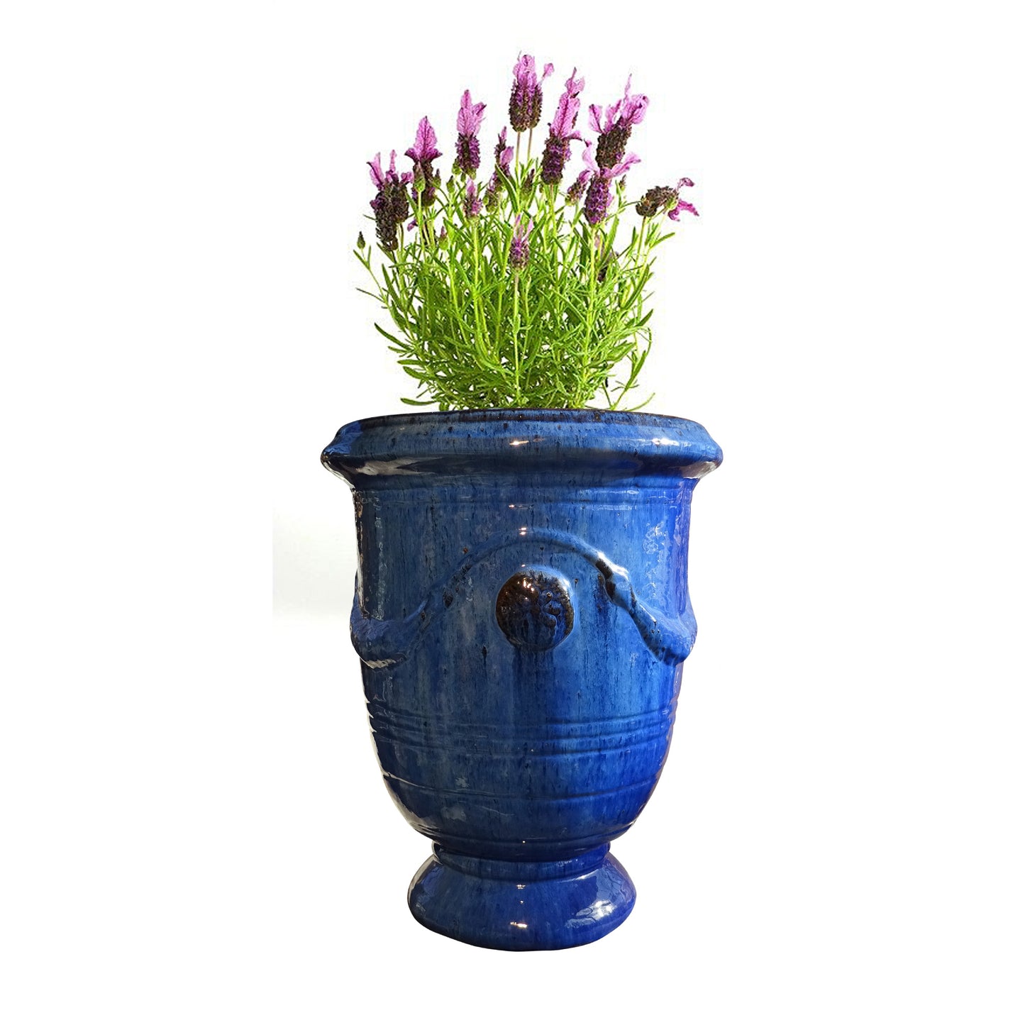 Blumentopf, Pflanzgefäß 3er Set Anduze blau - tucano-hamburg