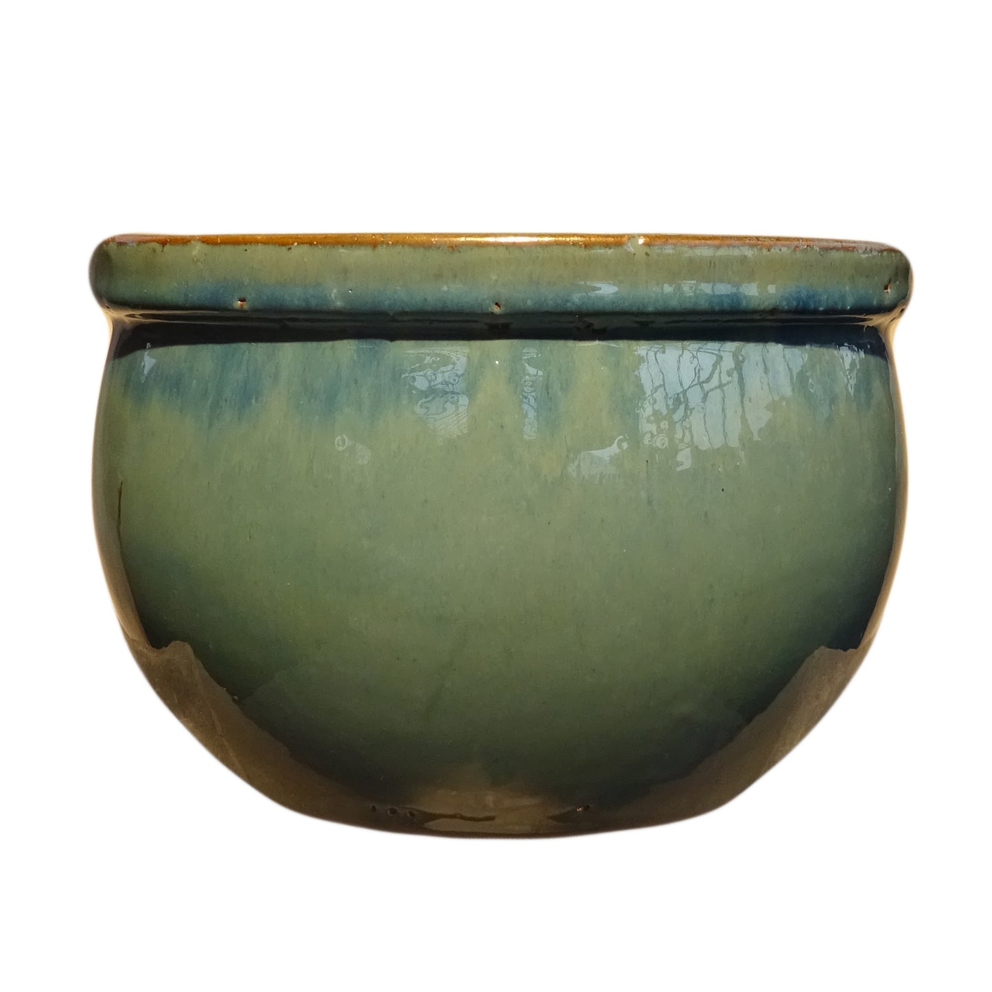 Blumentopf, Pflanzgefäß Bamboo jade, grün/blau 50x32cm - tucano-hamburg