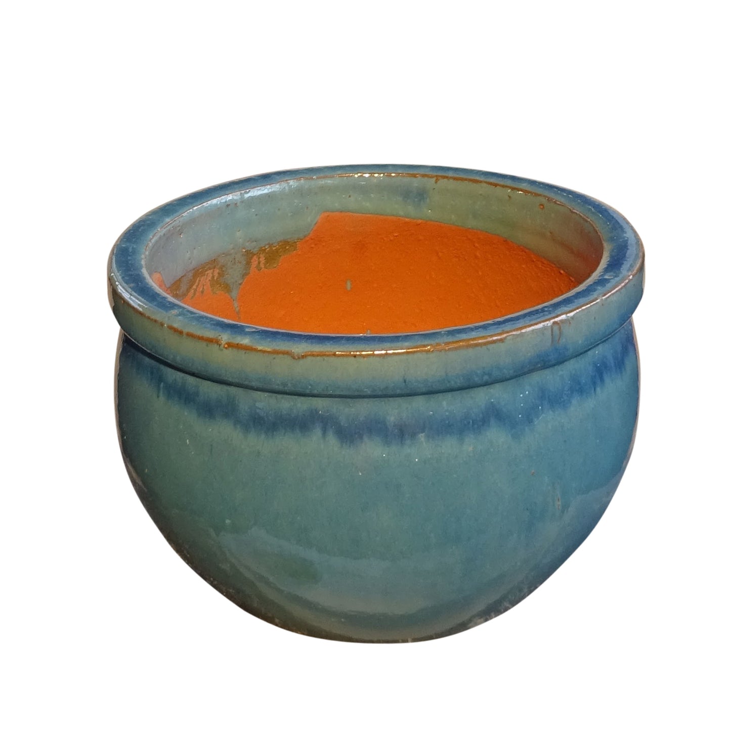 Blumentopf, Pflanzgefäß Bamboo jade, grün/blau 50x32cm - tucano-hamburg