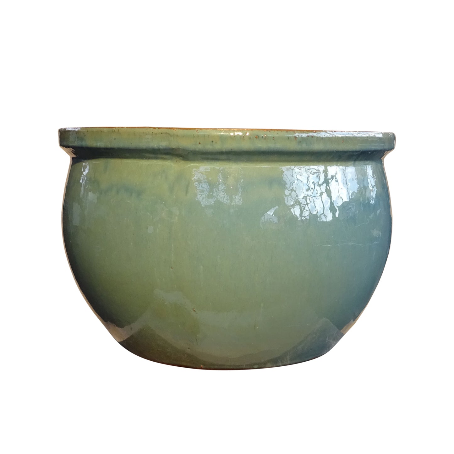 Blumentopf, Pflanzgefäß Bamboo jade, grün/blau 50x32cm - tucano-hamburg