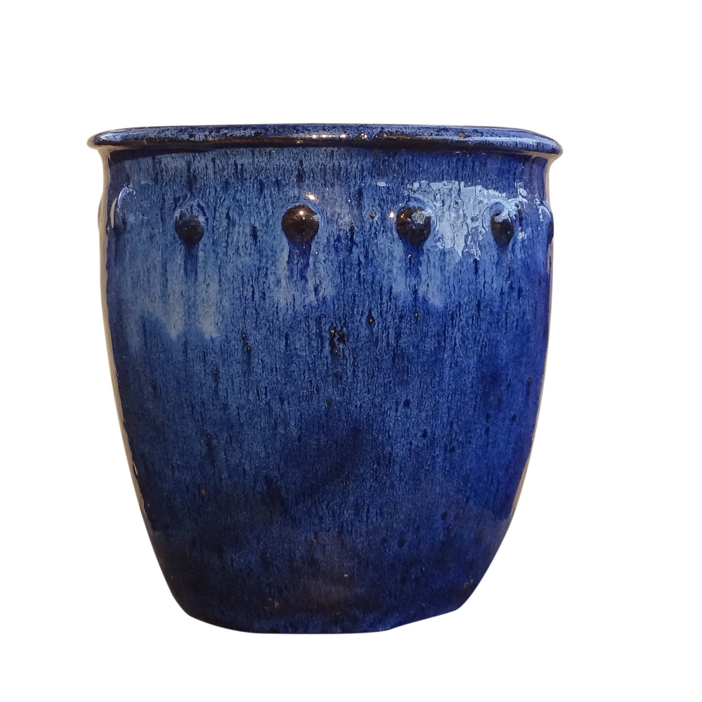 Blumentopf, Pflanzgefäß Bordo blau 37x37cm - tucano-hamburg