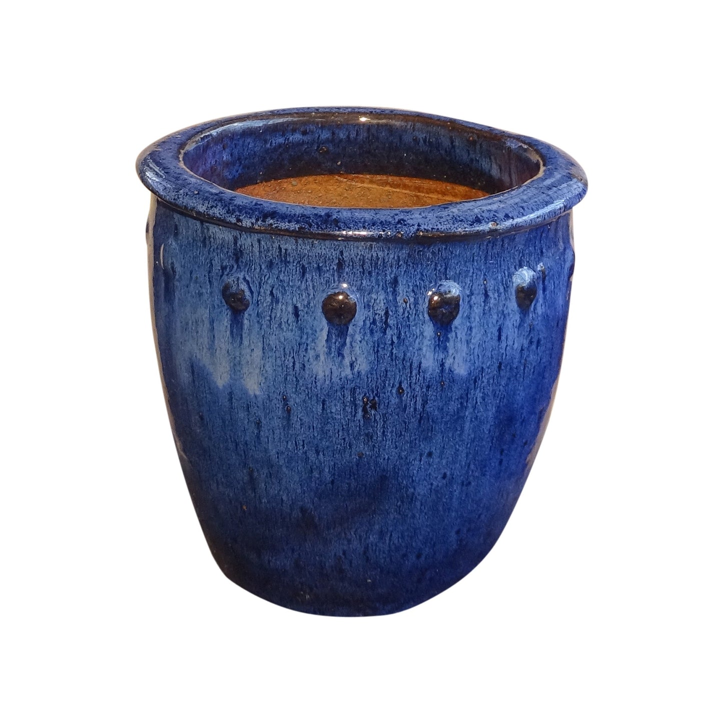Blumentopf, Pflanzgefäß Bordo blau 27x28cm - tucano-hamburg