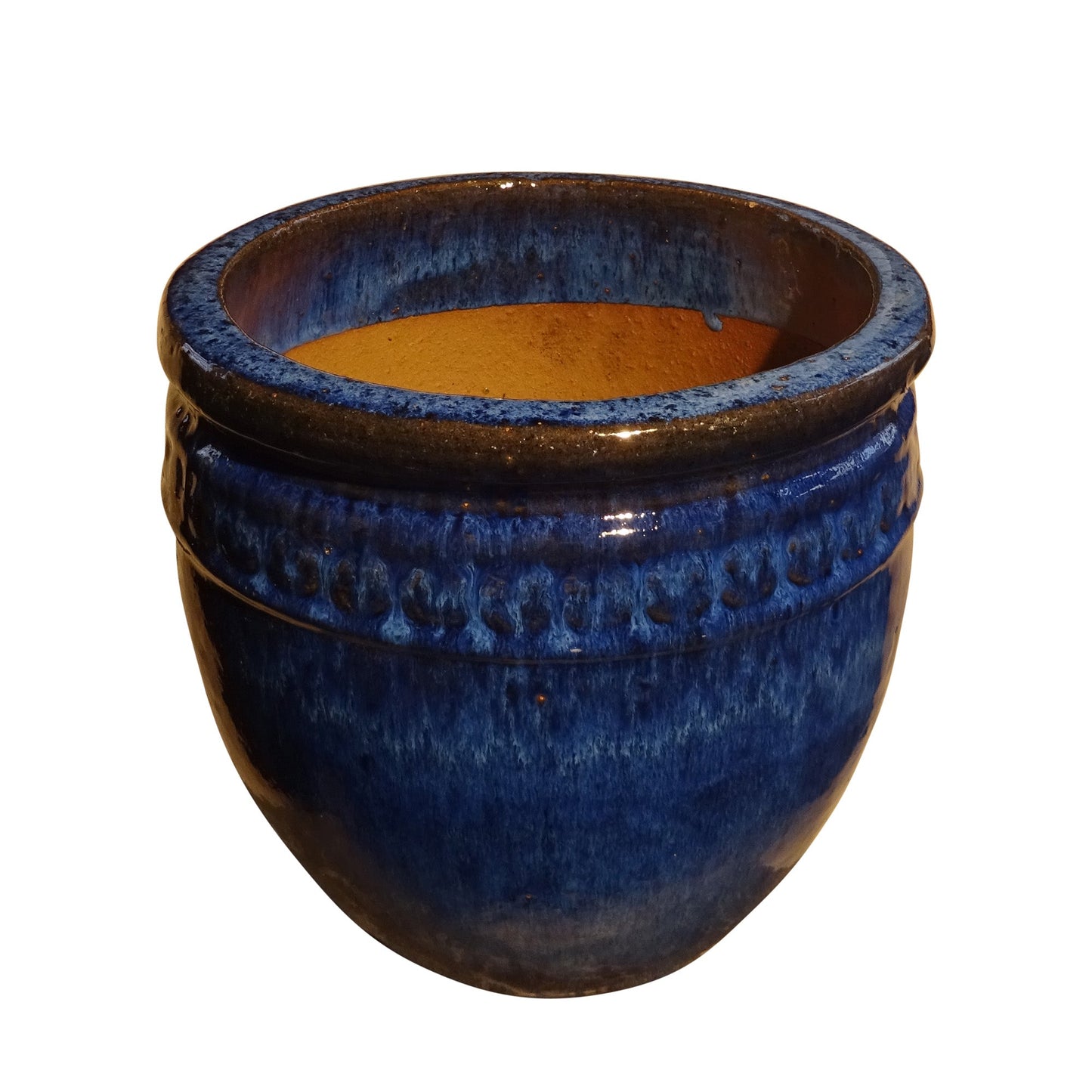 Blumentopf, Pflanzgefäß Coin blau 37x34cm - tucano-hamburg