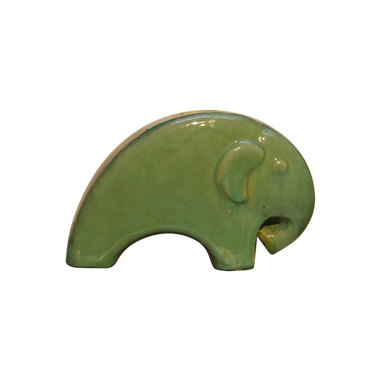 Gartenfigur Elefant jade, grün 33x11x20cm - tucano-hamburg