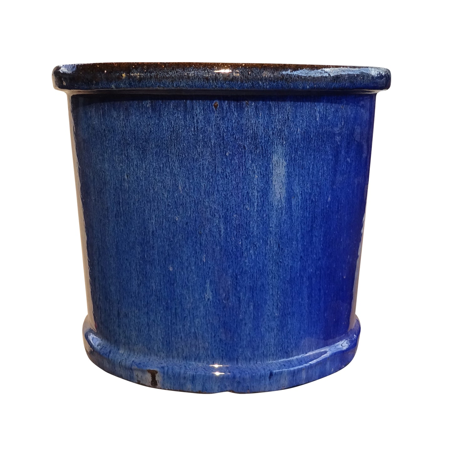 Blumentopf, Pflanzgefäß Zylinder blau 20x17cm - tucano-hamburg