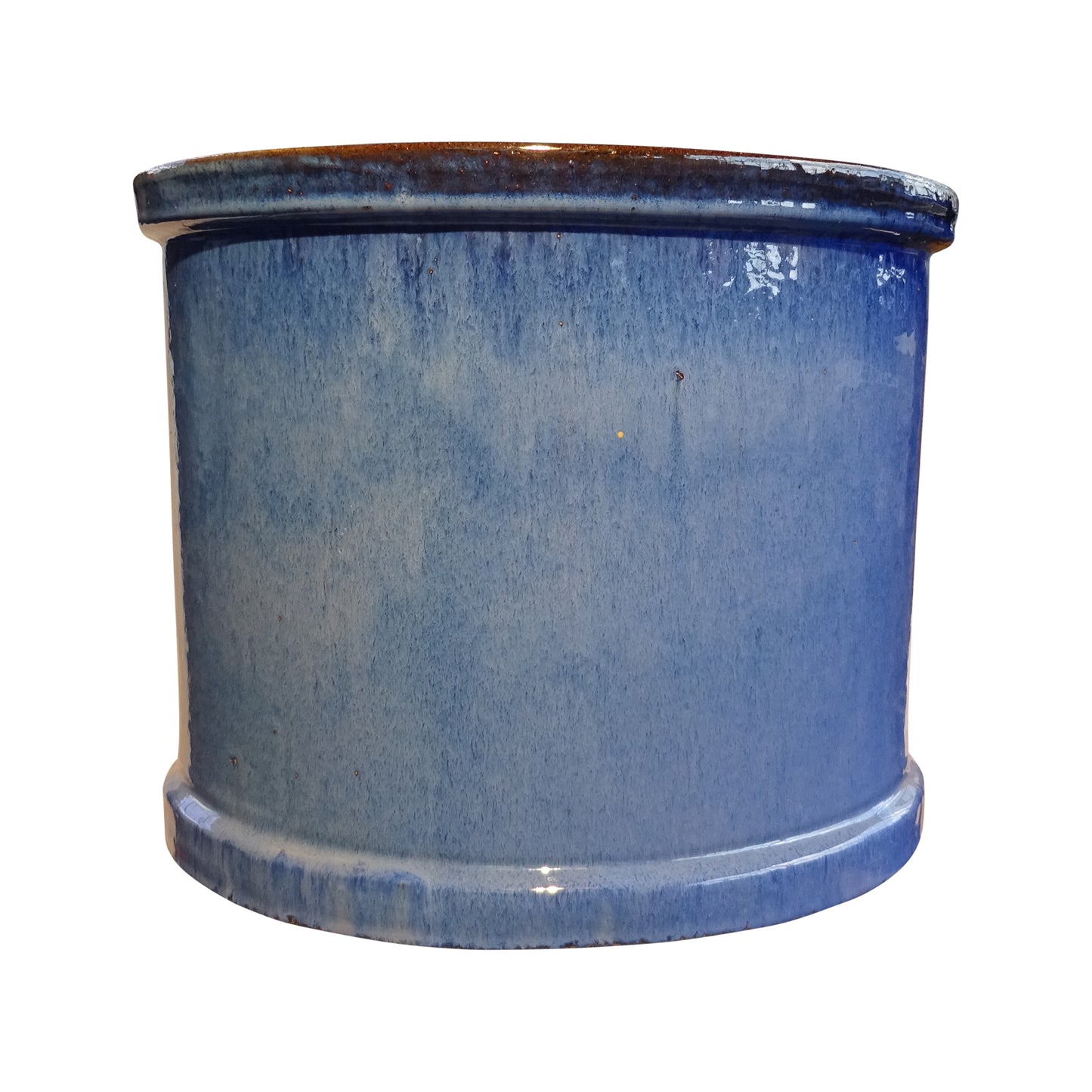 Blumentopf, Pflanzgefäß Zylinder blau 20x17cm - tucano-hamburg