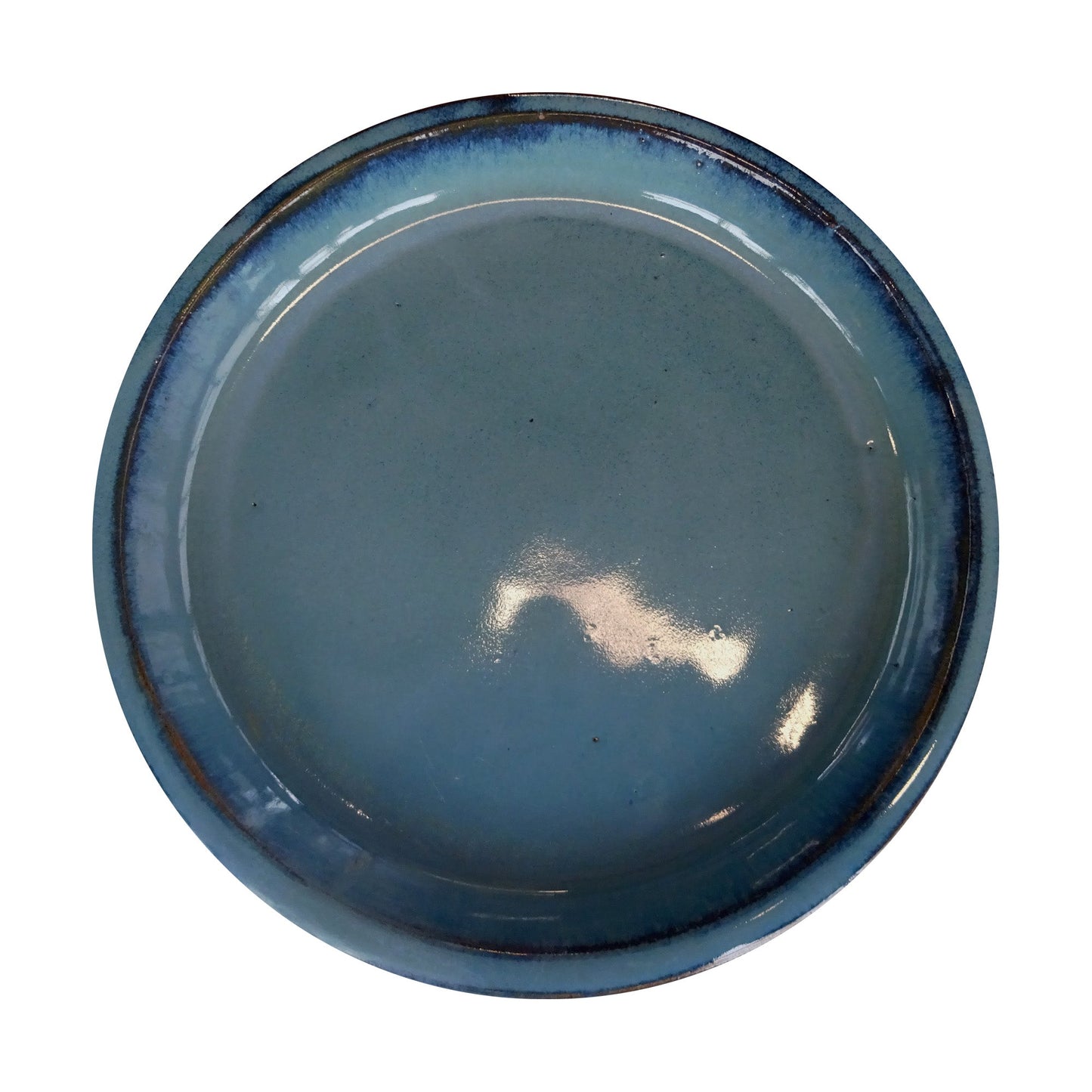 Teller / Untersetzer jade, blau 42cm - tucano-hamburg