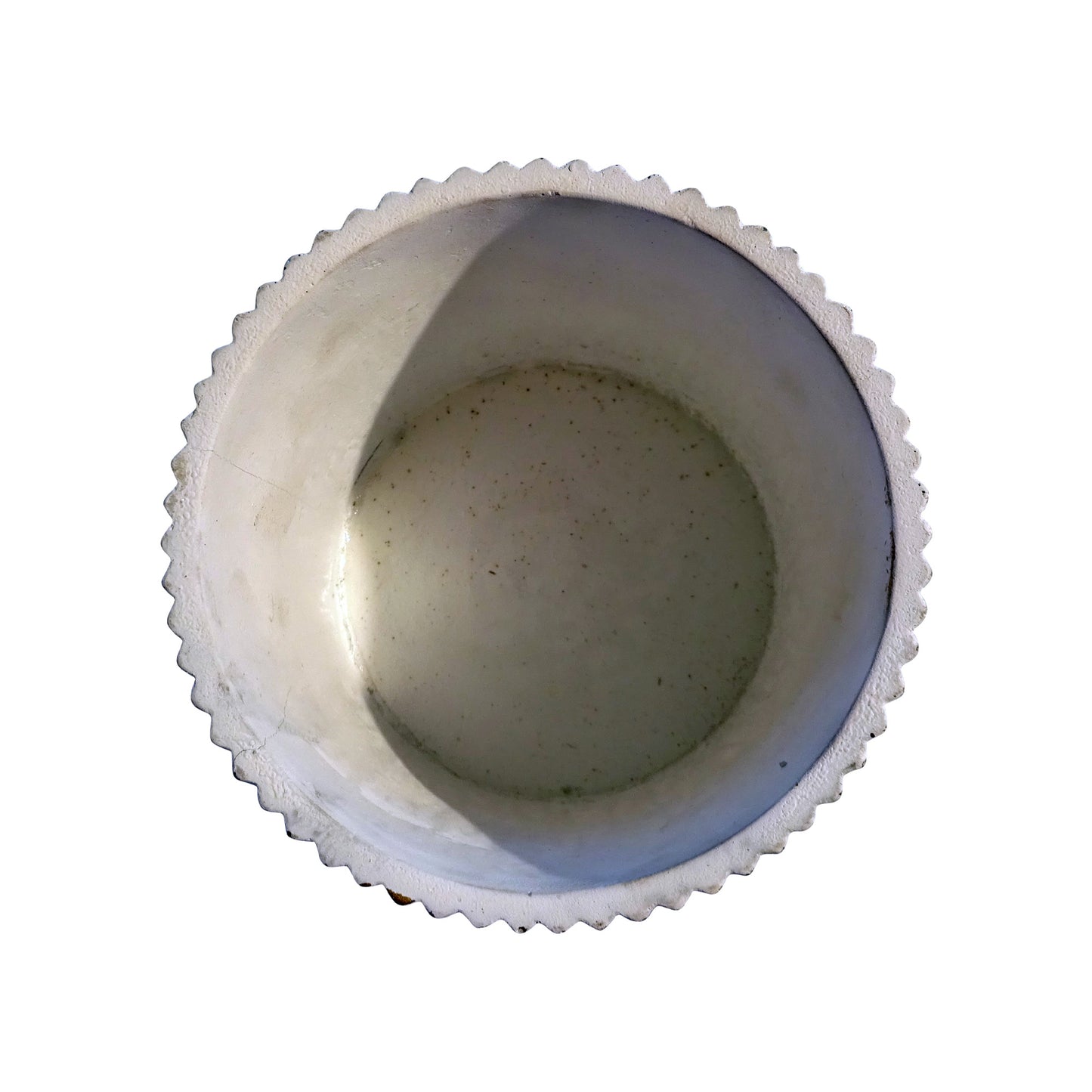 Blumentopf, Pflanzgefäß Madrid weiß-gold 16x15cm - tucano-hamburg