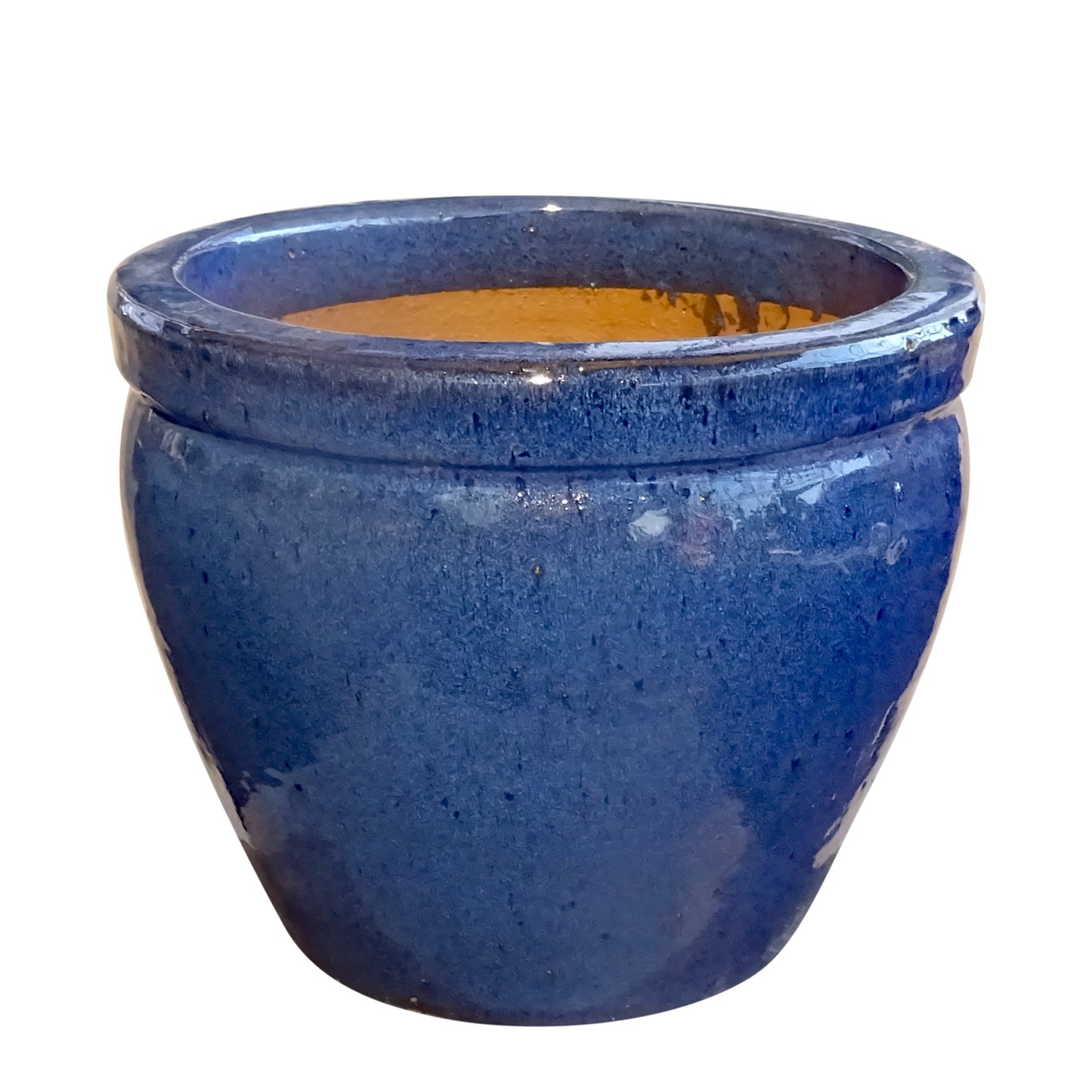 Blumentopf, Pflanzgefäß Bamboo hoch blau 29x25cm - tucano-hamburg