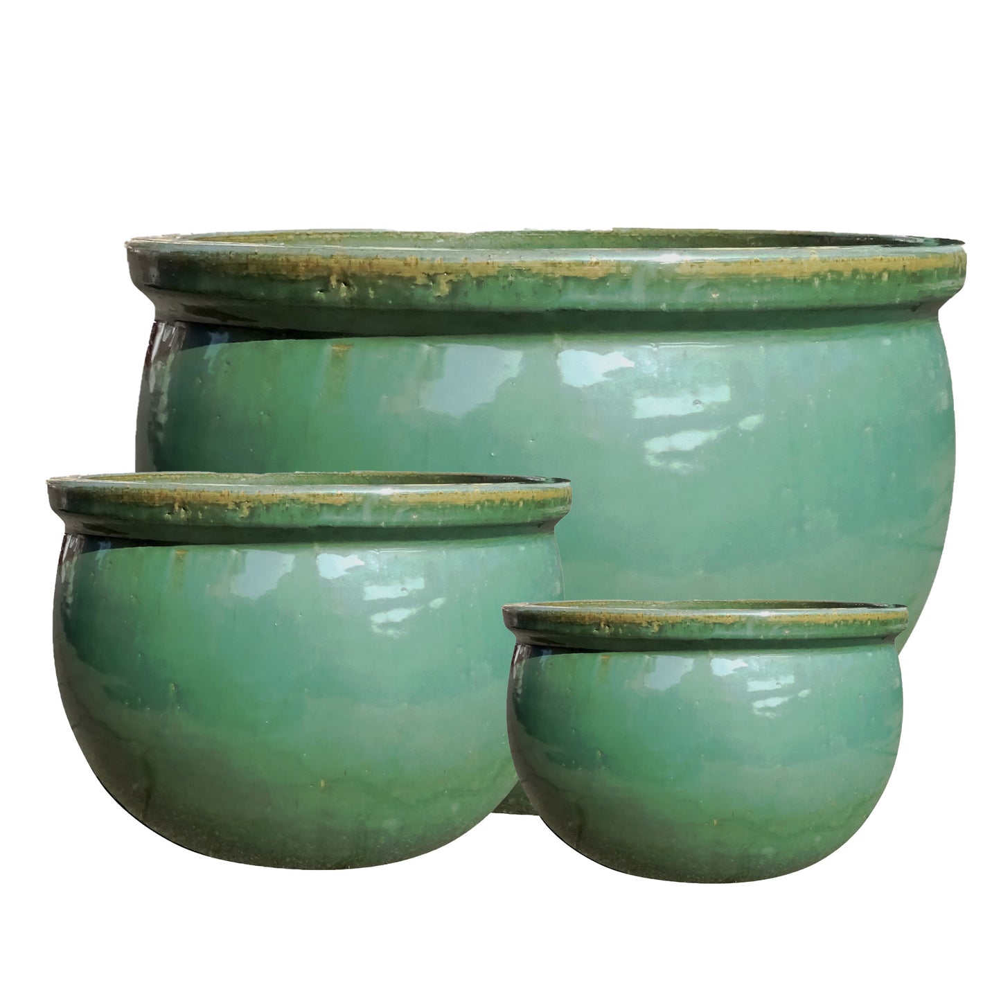 Blumentopf, Pflanzgefäß Bamboo jade 25x15cm - tucano-hamburg