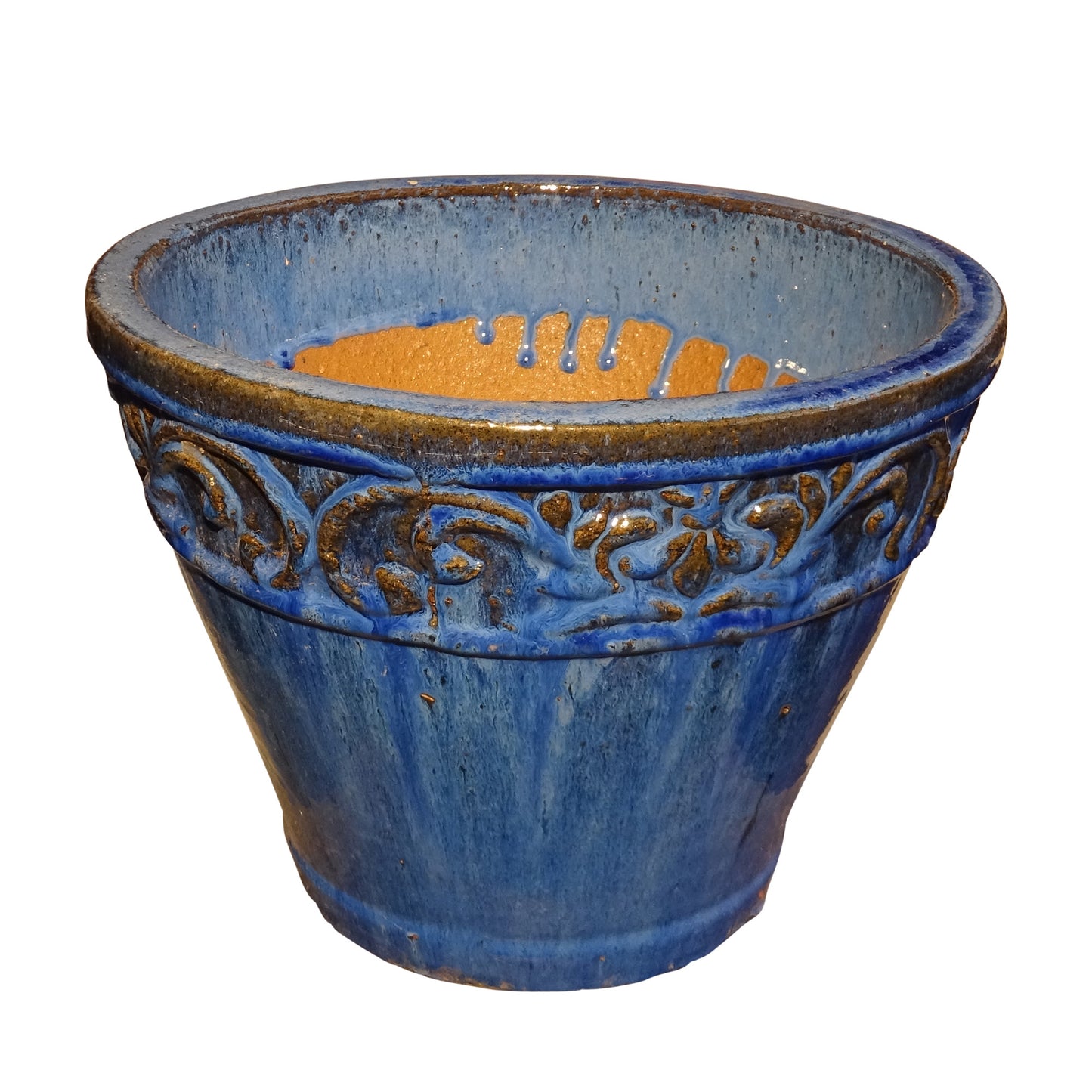 Blumentopf, Pflanzgefäß Cam Bordo blau 33x25cm - tucano-hamburg