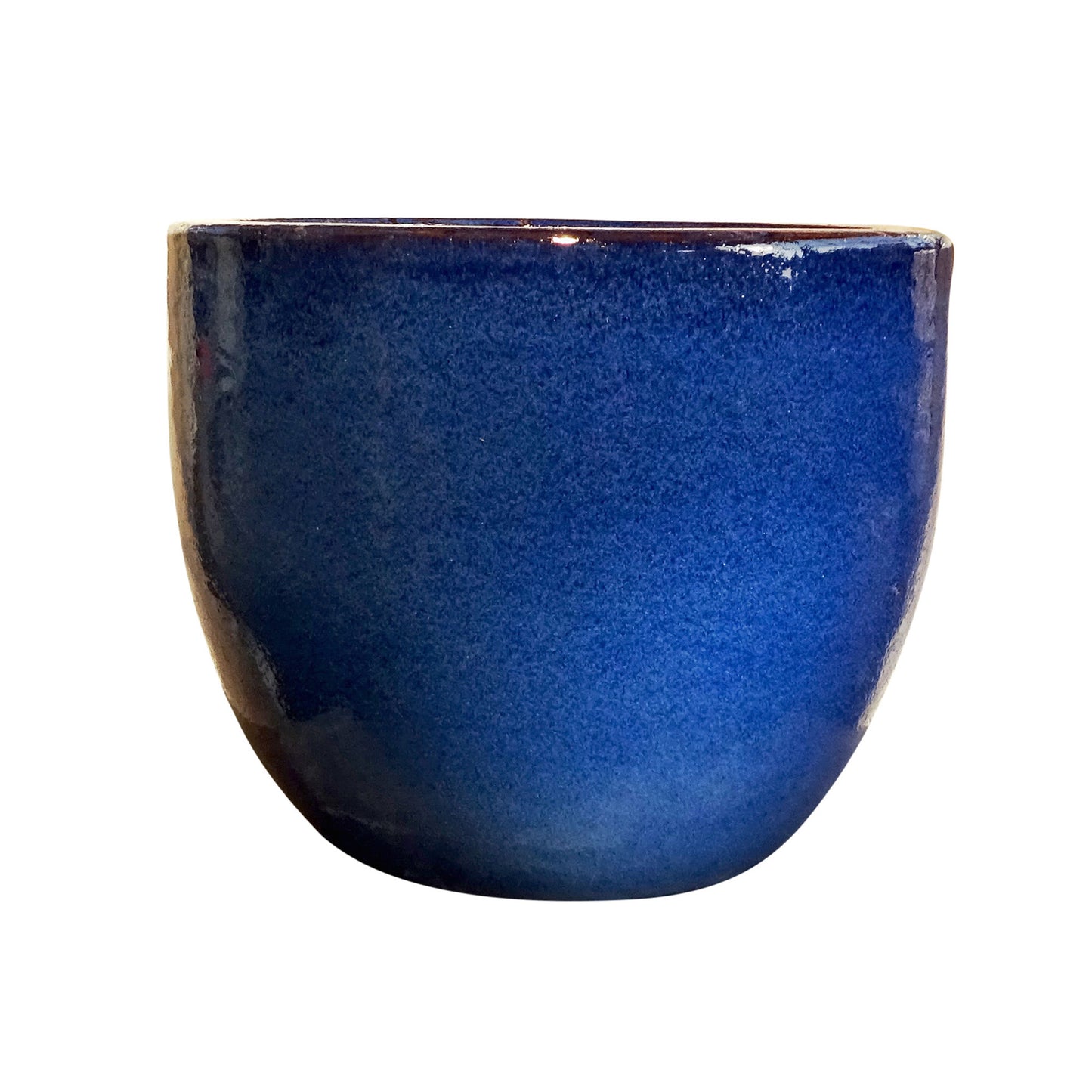Blumentopf, Pflanzgefäß Eiertopf blau 23x19cm - tucano-hamburg