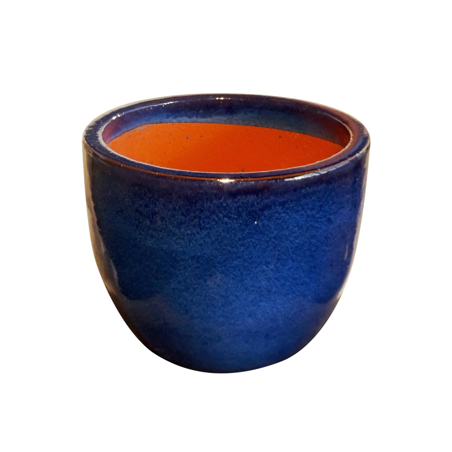 Blumentopf, Pflanzgefäß Eiertopf blau 23x19cm - tucano-hamburg