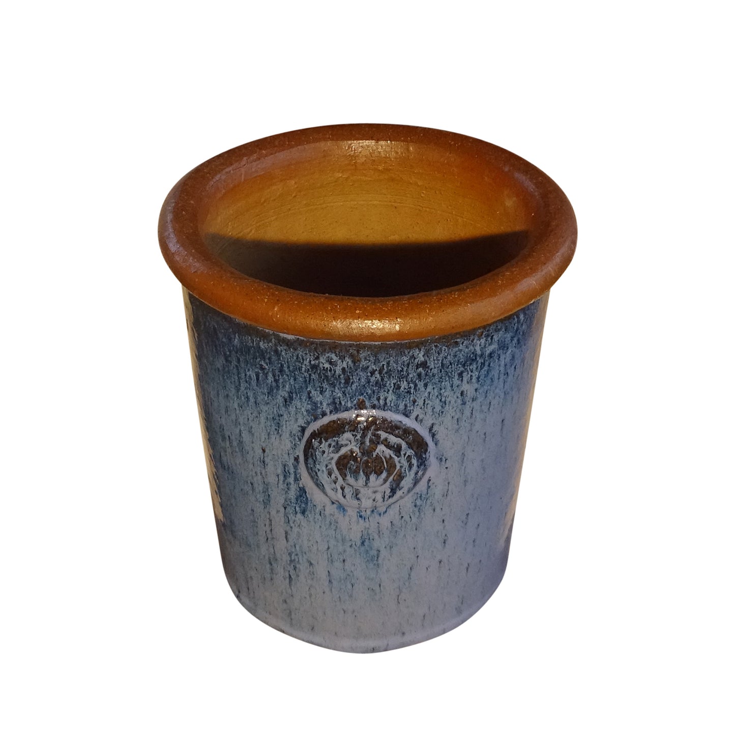 Blumentopf, Pflanzgefäß Krone blau 25x27cm - tucano-hamburg