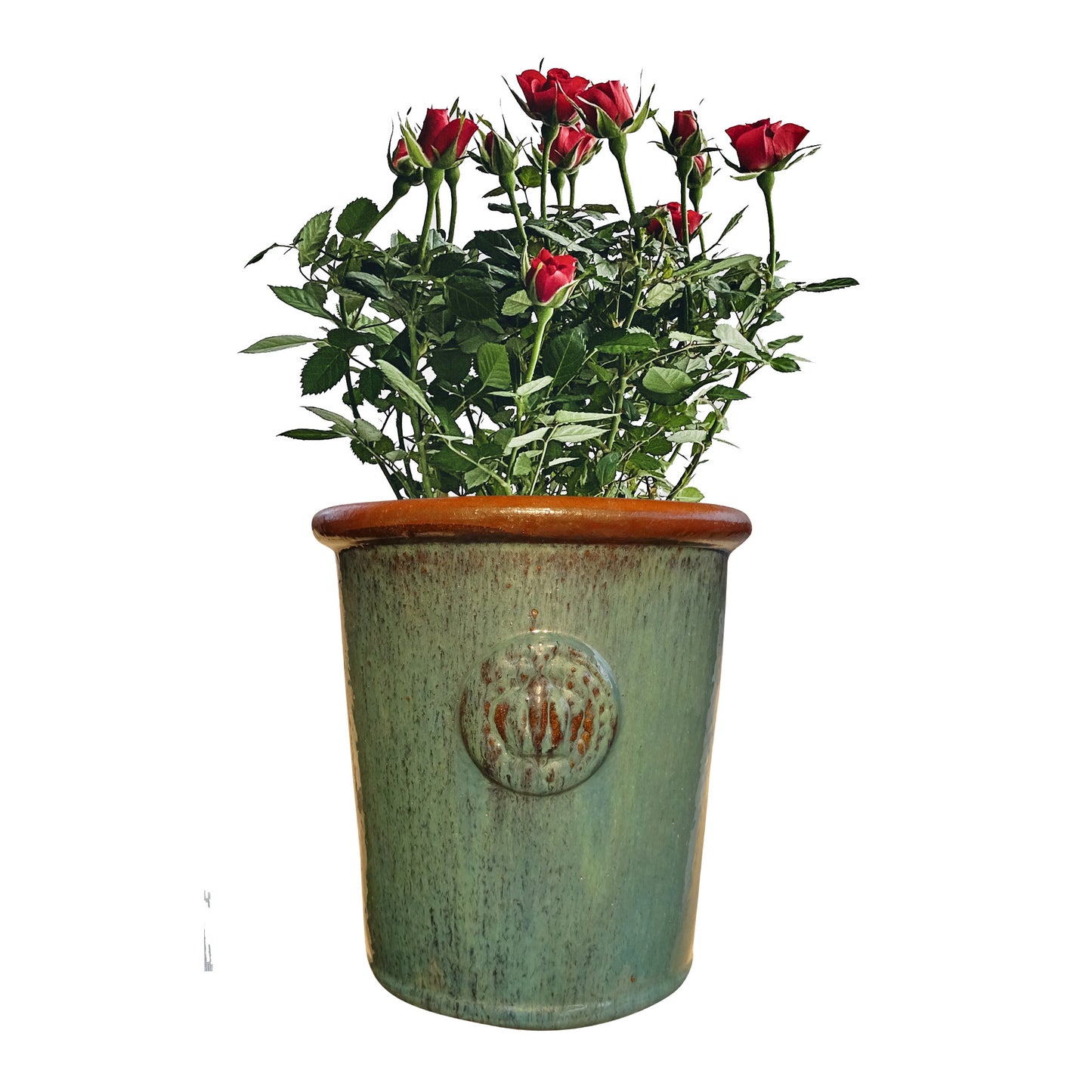 Blumentopf, Pflanzgefäß Krone jade 33x35cm - tucano-hamburg