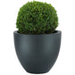 Fiberstone egg pot black 42x36cm