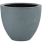 Fiberstone egg pot black 42x36cm