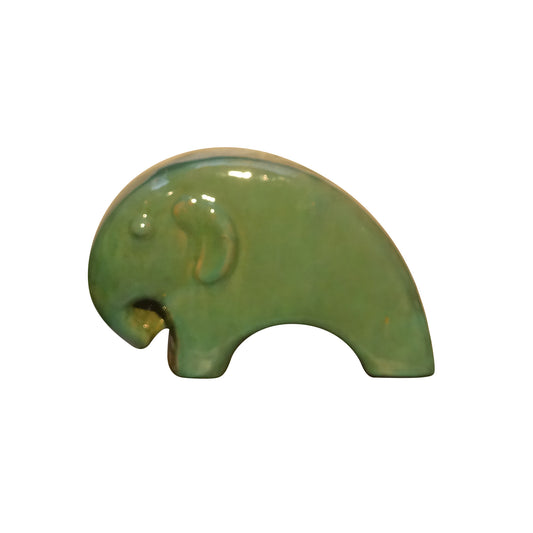 Gartenfigur Elefant jade, grün 33x11x20cm - tucano-hamburg