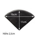 Foot anthracite small set of 10