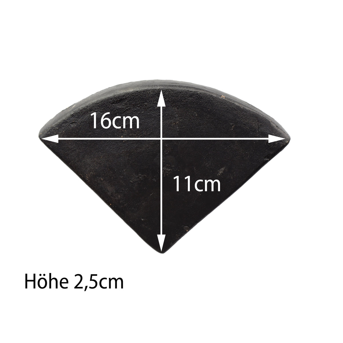 Foot anthracite small set of 10