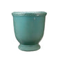 Blumentopf / Pflanzgefäß „Laurel“ – Glasierter Steinguttopf Jade-Grün 29x30cm, frostfest & handgefertigt B-Ware. - tucano-hamburg