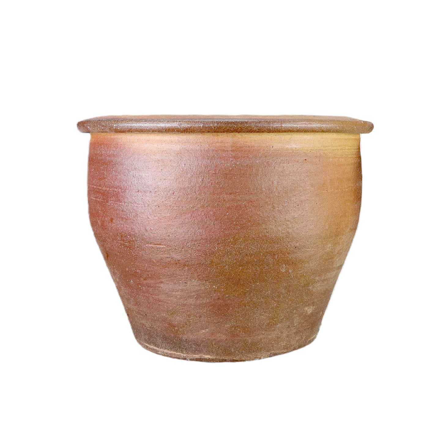 Blumentopf / Pflanzgefäß „Lotus Braun“ – Steinguttopf 47x36 cm, frostfest & handgefertigt - tucano-hamburg