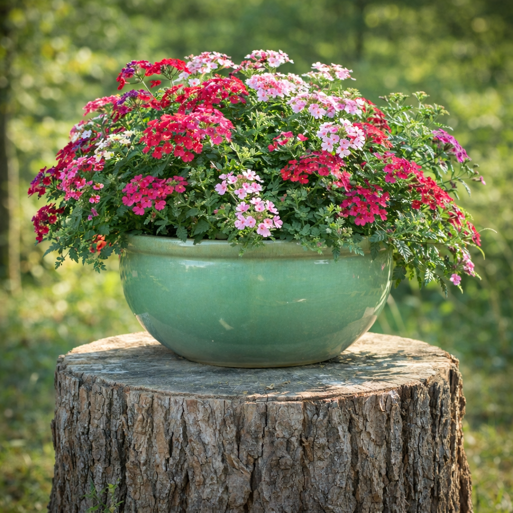 Blumentopf / Pflanzgefäß „Schale“ – Glasierter Steinguttopf Jade-Grün 20x11 cm, frostfest & handgefertigt - tucano-hamburg