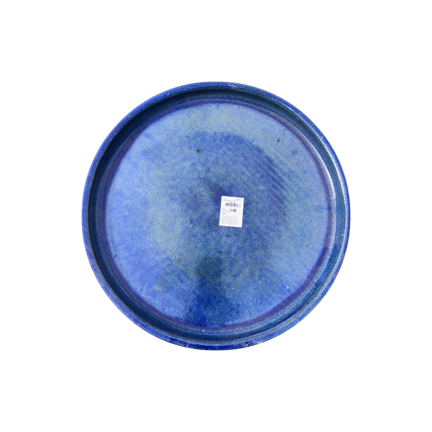 Plate blue 35cm