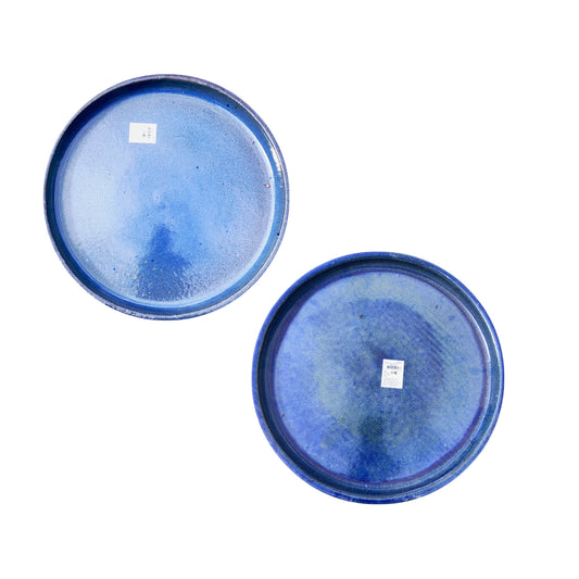 Plate blue 35cm