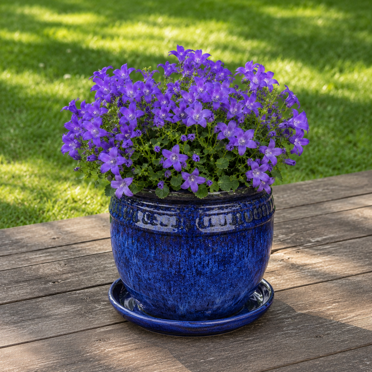 Plate blue 35cm set of 2, B-stock