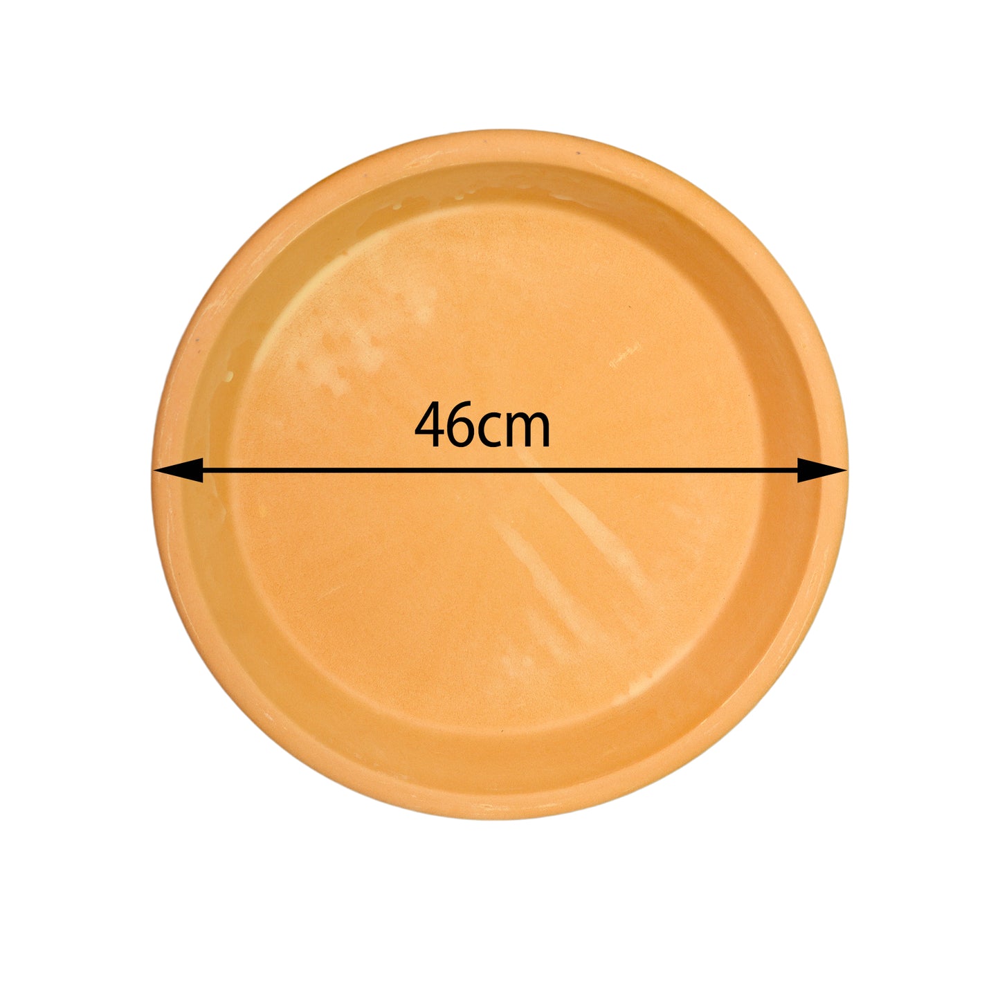 Plate terracotta 42cm
