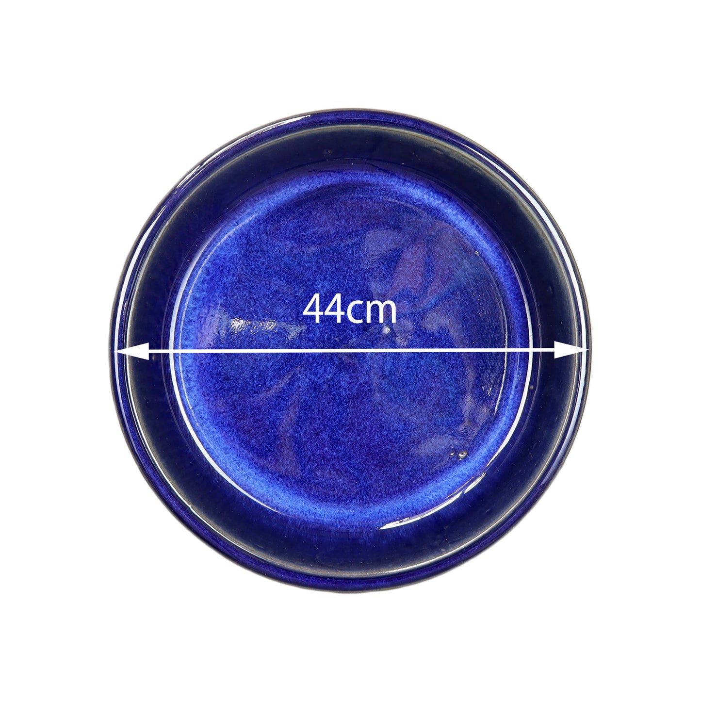 Plate blue 42cm