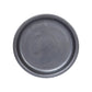 Teller Untersetzer Anthrazit 31 cm – frostfester Pflanzkübel Unterteller aus glasiertem Steinzeug -handgefertigt, wetterfest - tucano-hamburg