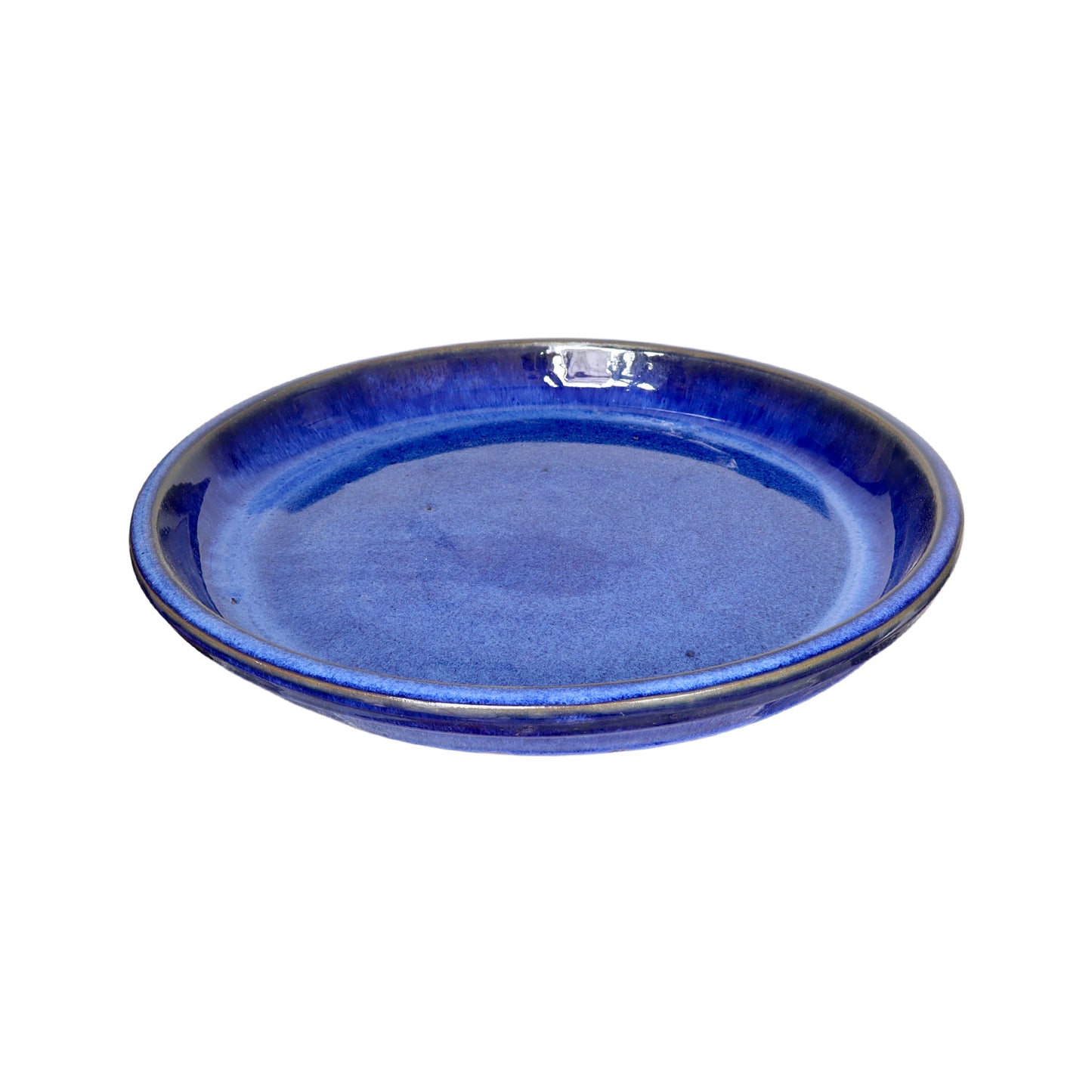 Plate blue 49cm