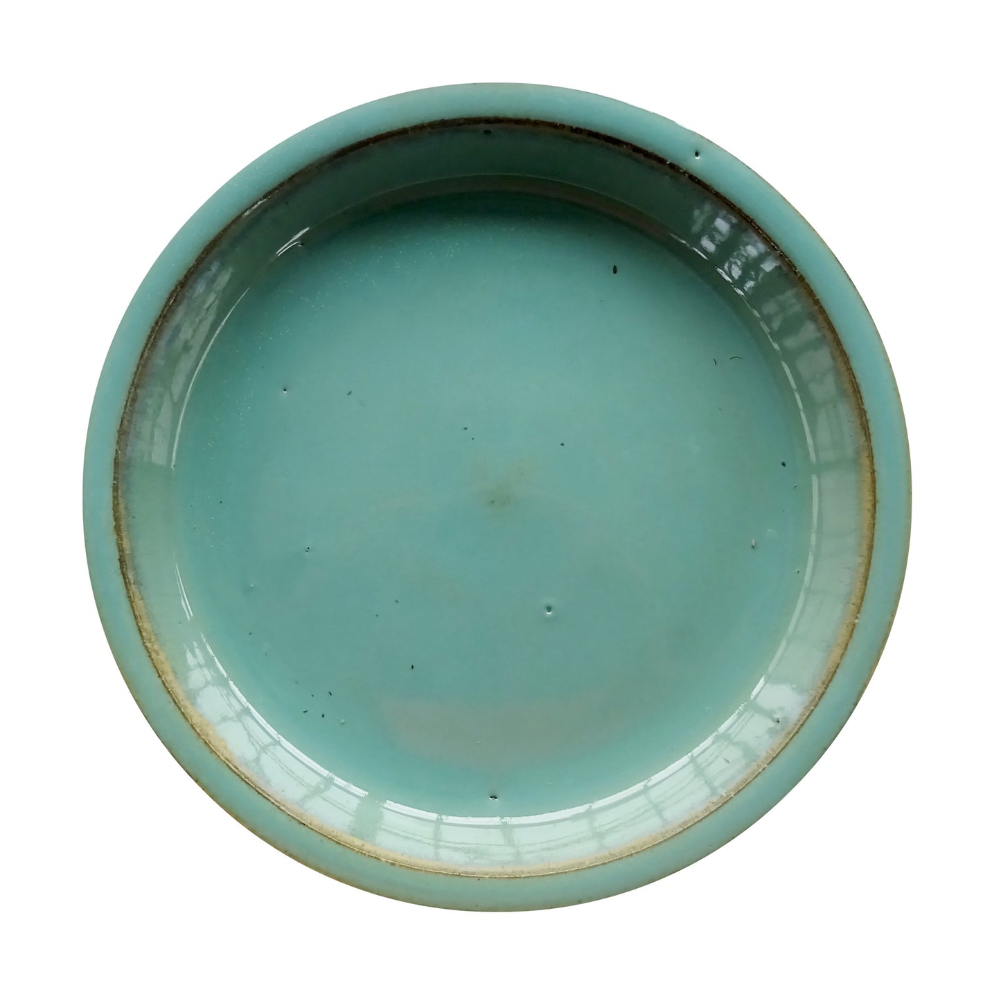 Plate jade, green 35cm