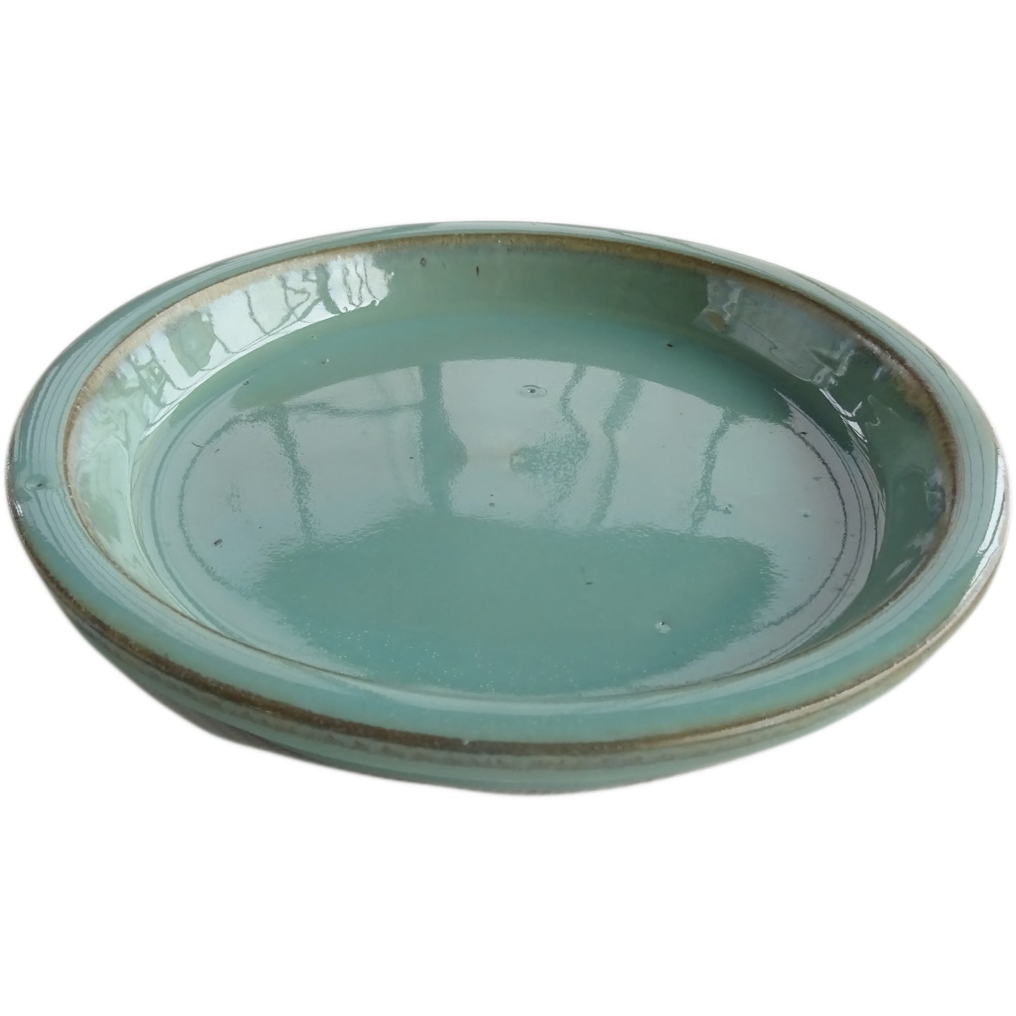 Plate jade, green 35cm