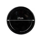 plate black 27cm