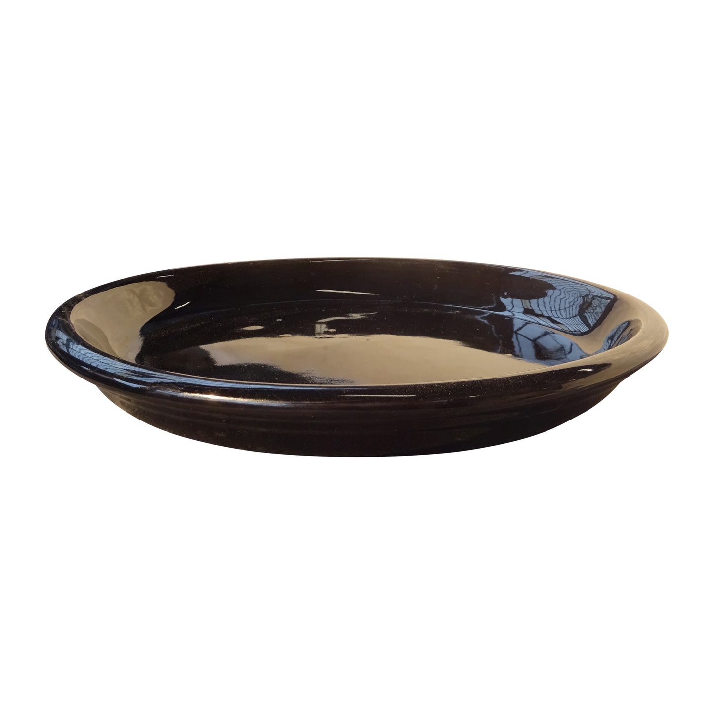 plate black 24cm